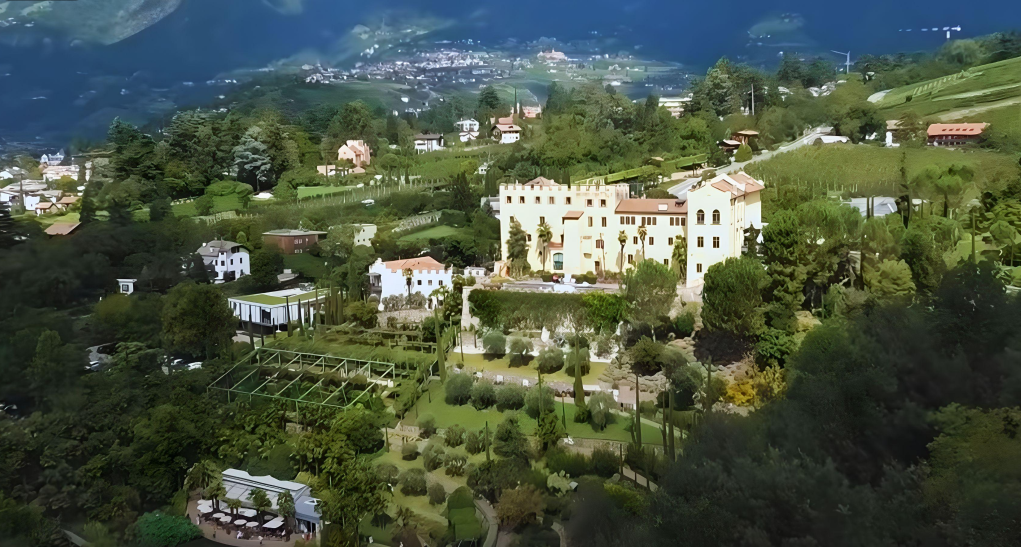 Die Gärten von Schloss Trauttmannsdorf Meran Südtirol Italien